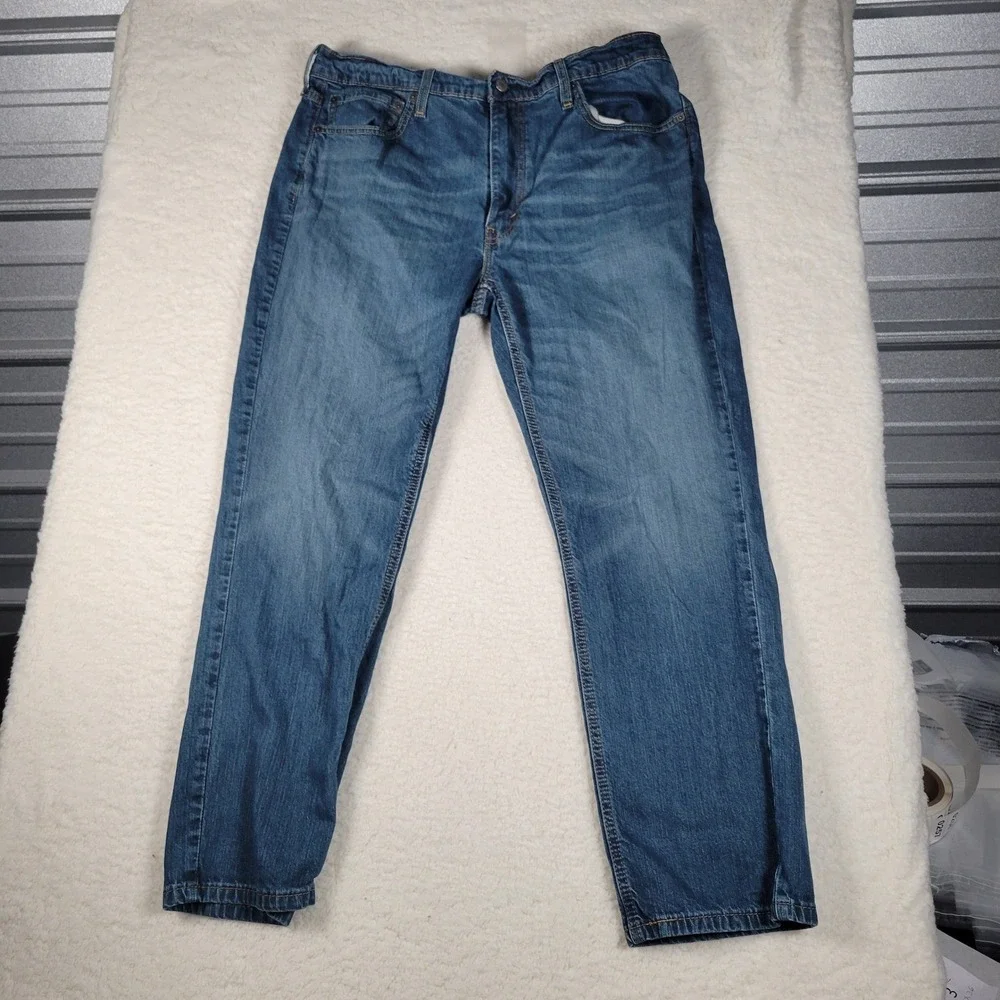 Levi's 541 Athletic Taper Men 38x30 Blue Medium Wash WaterLess Denim Jeans